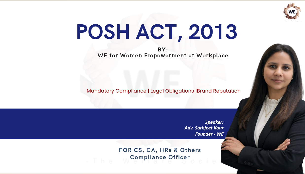 POSH Awareness for CA & CS